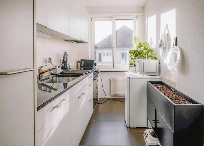 Modern With Balcony In Center A Hoh - Self Checkin 公寓 苏黎世